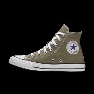 Olive Converse High Tops Like New